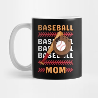 Best Baseball Mom Gift for Baseball Mother mommy mama Mug